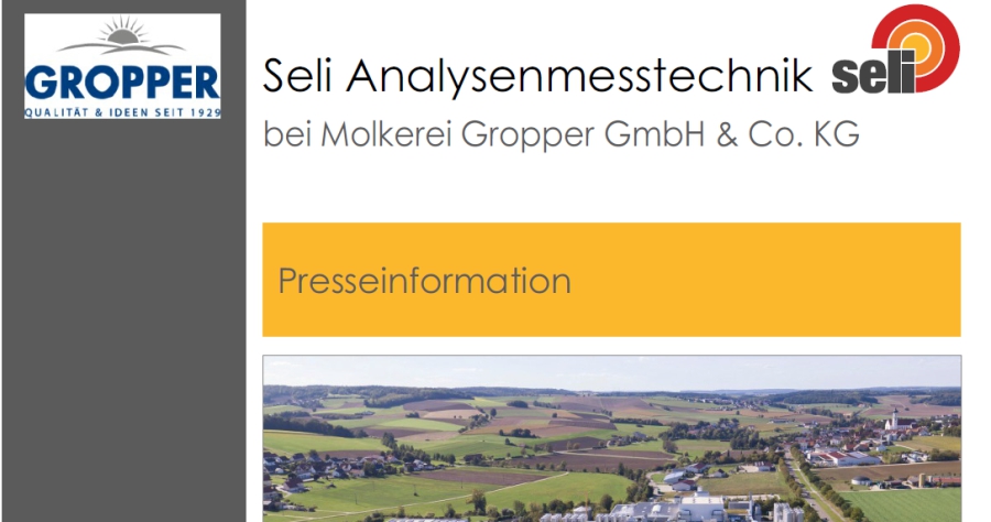 [Translate to English:] seli Leitfähigkeit bei Molkerei Gropper